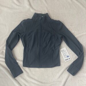 Lululemon Athletica Cropped Define Jacket *Nulu* - Size 8, Oil Blue